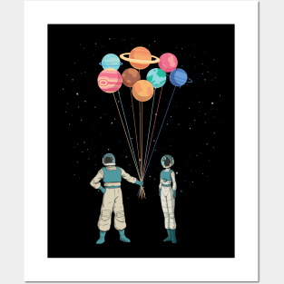 Planet Balloons Galaxy Just For You Posters and Art